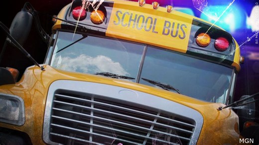 JCPS school bus crash in Jeffersontown leaves driver in hospital, no students hurt