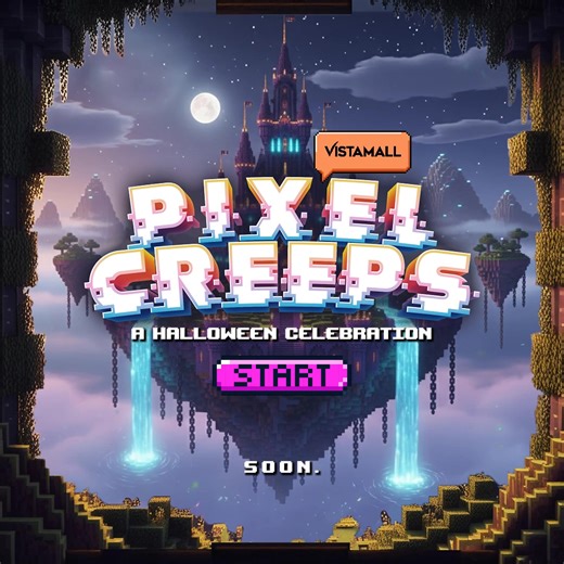 Something spooky (and pixel-y!) is coming this Halloween! Stay tuned for Pixel Creeps 👾🎃 #PixelCreepsAtVistaMalls | Vista Mall Malolos