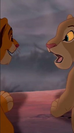 Simba and Nala Lose Zazu | They Play Fight and Reach Elephant Graveyard - Lion King Scene 21