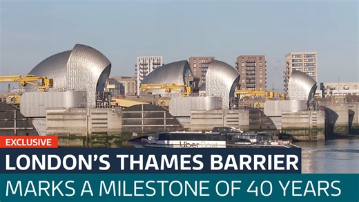 London's Thames Barrier celebrates 40 years - Latest From ITV News