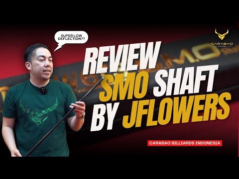 REVIEW SHAFT SUPER LOW DEFLECTION ?! SMO SHAFT TERBARU DARI JFLOWERS CUE