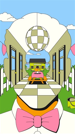 Jimmy Simpson on Instagram: "An animation created for @davidbyrneofficial play @theaterofthemindchicago that will be showing @goodmantheatre in Chicago. The final illustration and animation was inspired by the surreal imagery in the play and a drawing by David."