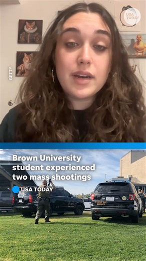 USA TODAY on Instagram: "Mia Tretta survived a school shooting in 2019. Six years later, she witnessed another at Brown University. She says she is "disgusted that this could happen not only once in a lifetime, but twice.""
