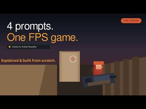 I Built a 3D Shooter Without Writing Code (Vibe Coding)