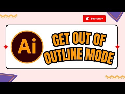 How to Get Out of Outline Mode in Adobe Illustrator