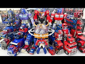 Unboxing EVERY Transformers OPTIMUS PRIME Toy EVER? Unicron Armada, Megatron, G1, RID, Studio Series