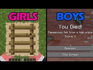How girls prank boys in minecraft