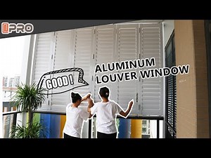 Folding Sliding Aluminum Louver Window