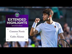 UNPLAYABLE! | Cameron Norrie vs Carlos Alcaraz | Extended Highlights | Wimbledon 2025