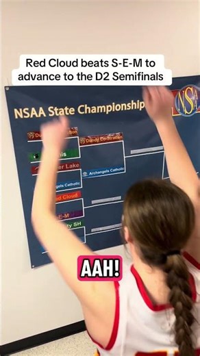 Red Cloud beats S-E-M 62-53 to advance to the NSAA Girls State Basketball D2 semifinals.