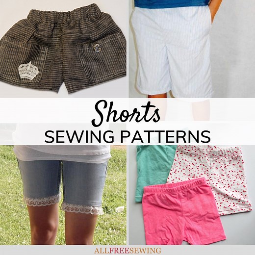 40  Free Shorts Patterns (to Sew)