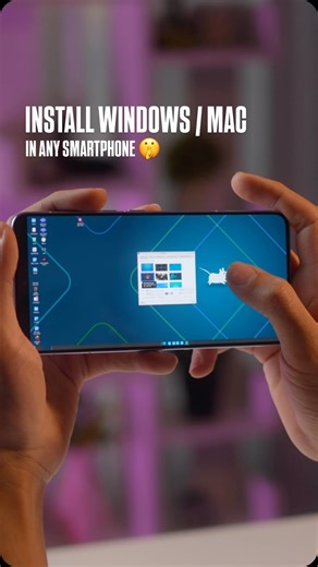 Akshay Jadhav - Tech on Instagram: "Try Karke Dekho 🤩🤩 Run Windows/Mac On android 🤫🤫 . . . smartphone tips and tricks mobile hidden features phone hacks in hindi android tips tricks iphone tips tricks smartphone secret features mobile tricks you didn’t know hidden phone settings smartphone guide hindi tech tips in hindi #SmartphoneTips #PhoneHacks #MobileTips #TechReels #techhindi HiddenFeatures AndroidTips iPhoneTips TechTricks MobileHacks Gadgets TechCreator IndianTech TechInfluencer"