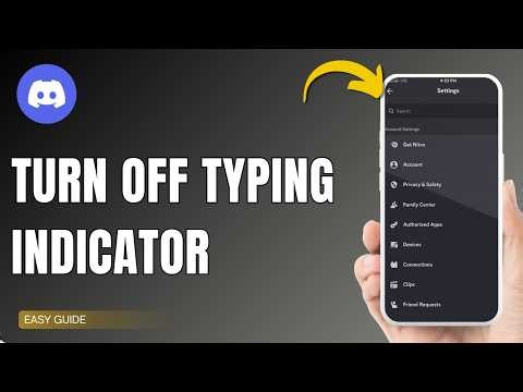 How to Turn Off Discord Typing Indicator !