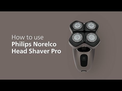 How to use Philips Norelco Head Shaver Pro