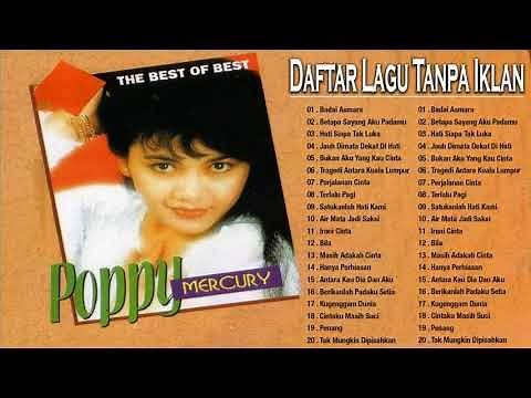 Poppy Mercury Full Album Tanpa Iklan | Hati Siapa Tak Luka | Badai Asmara | Surat Undangan |Pop 90an