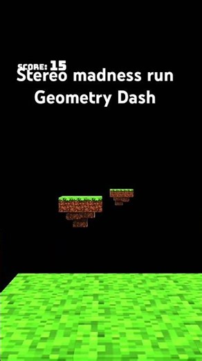 Stereo madness run Geometry Dash ￼