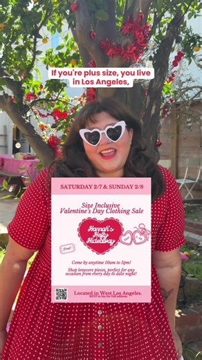 Size Inclusive Valentine’s Day Sale at Hannah’s Hefty Hideaway