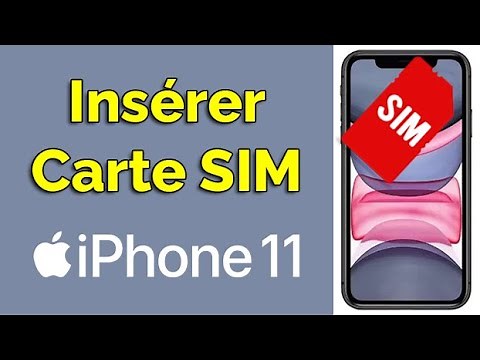 Comment mettre une Carte SIM dans un iPhone 11, insérer carte SIM iPhone 11