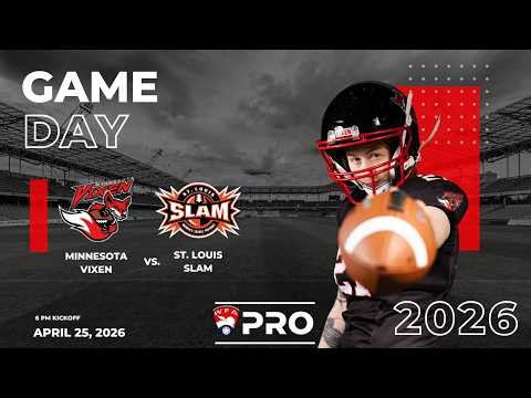 2026 Playoffs | Minnesota Vixen vs. St. Louis Slam | WFA Pro Women’s Football | June 27, 2026
