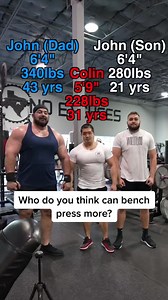 5.3M views · 60K reactions | Who Has The Highest Max Bench Press? #gym #fitness #memes #bodybuilding #powerlifting #entertainment #humor #comedy | Colin Weng | Facebook