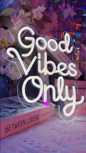 How to Make a Stunning 'Good Vibes Only' LED Neon Sign – Easy DIY