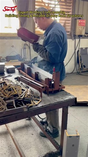 Expert Welding Craftsmanship — Building Strong & Reliable Display Rack Structures #Sintopfixtures #StoreFixtures #StoreDesign #StoreDisplayFixtures #SupermarketShelving #storedisplay #StoreFixturesFabrication #CustomStoreFixtures #CustomRetailDisplays #CustomRetail #CustomDisplayStand #customdisplays #CustomRetailShelves #CustomDisplayRacks #CustomRetailFixtures #CustomDisplayFixtures #CustomRetailManufacturer #RetailDisplays #RetailFixtures #RetailStoreFixtures #retaildesign #retailindustry #Re