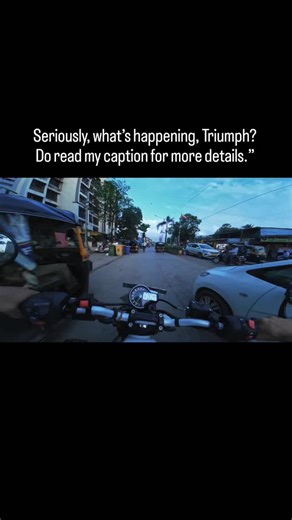 NOMAD on Instagram: "I was just cruising smoothly on my Triumph Speed 400 when, out of nowhere, the bike suddenly turned off in second gear. It’s been only two weeks since my annual service, and I had clearly mentioned this issue to the service team — yet nothing has changed. Honestly, it’s disappointing to spend so much on servicing and still face the same problem. I also have discussed this issue previously to their staff, but this stalling problem was never resolved even after the ecu update.