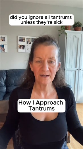 How I approach tantrums. You meet their needs and manage their wants. If they're sick or hungry, then no, of course I'm not gonna ignore the tantrum. But besides that, if the tantrum is because they didn’t get what they wanted, you’re right there with them, but not feeding the tantrum. Check out my Toddler Tantrum Busting course if you’re looking to learn more about my methods on handling this https://bratbusters.podia.com/tantrum-busting ` ` ` #TantrumSolutions #TemperTantrums #ParentingStress 