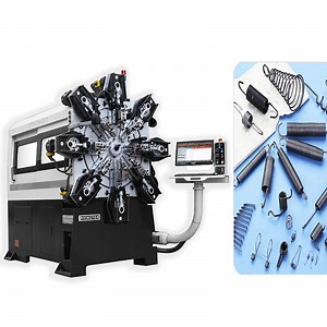 [Hot Item] CNC Spiral Spring Forming Machine with Automatic Wire Bender Rotary Quill Spinner Axis Machine