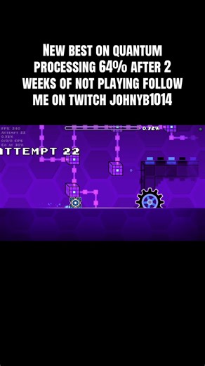 Quantum Processing Achievement in Geometry Dash