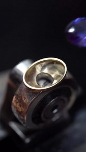 1.3K views · 852 reactions | Custom Alexandrite and gold bezel ring for L. Alexandrite is special because it displays a rare and dramatic color change. Appearing green in daylight and red under warm light. Natural alexandrite is extremely rare, more scarce than diamonds making it highly valuable! #jewellerydesign #artring #alexandrite #chunkyjewelry | Luke Brient | Facebook