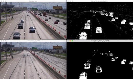 OpenCV 背景消除和提取