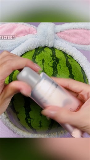 ASMR Watermelon Makeup Tutorial