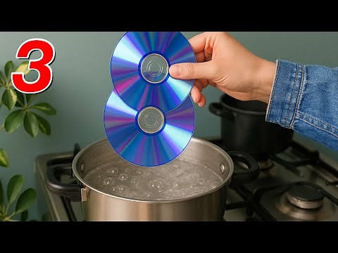 Never Throw Away Your Old CD Discs! 3 Recycling Ideas