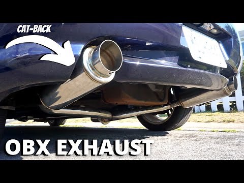 TIBURON BUILD PART #5 | OBX EXHAUST | INSTALL AND FIRST IMPRESSIONS