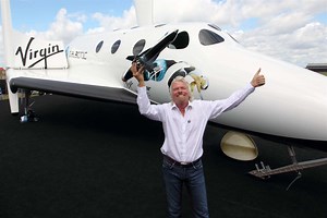 Sir Richard Branson set for first space flight with Virgin Galactic