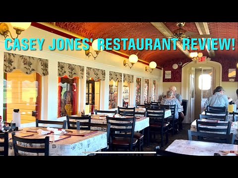Dine in a Rail Car! Casey Jones’ Restaurant Tour & Review at Red Caboose Motel & Restaurant!