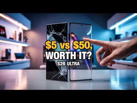 $5 Vs $50 Galaxy S26 Ultra Screen Protectors – Is It Worth It? ✅