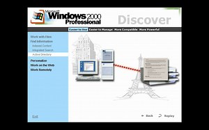 探索Windows 2000全演示动画带英文解说