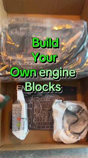 Building you own engine blocks #TiktokMadeMeBuyIt #kidstoys