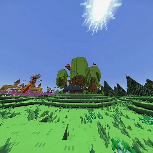 finn and jakes tree house #c418 #minecraft #adventuretime | adventure time minecraft