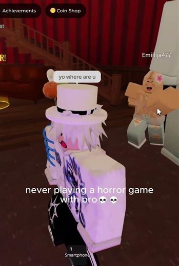 Never playing a horror game with bro💀💀💀