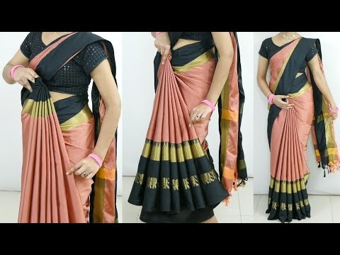 Perfect Saree Pleats Every Time | Easiest Drape Trick for Beginners -Friendly Sari Wearing Tutorial