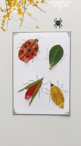 19K views · 66 reactions | turn leaves into simple and fun insect crafts #leaf #insect #crafts #simple #fun #kids #handmade #diy #creative #nature | paper craft ideas | Facebook