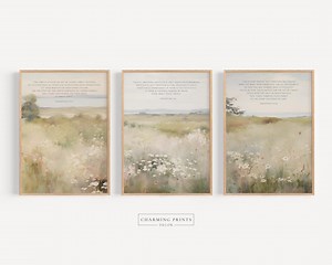 Scripture Christian Art Prints Set of 3 PRINTED Scripture Wall Art Modern Scripture Floral Art Philippians Collection Bible Verse Art VS3-A3 - Etsy