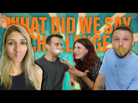 WHAT DID WE SAY CHALLENGE | Duck Tape Game