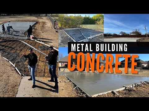 Concrete Slab for Texas Metal Buildings | Showcase | WolfSteel Buildings