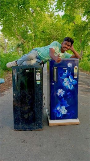 Mini old fridge v/s big size blue star fridge Unboxing 🤪
