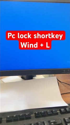 Window lock || keyboard shortcut for beginners #shorts #computershortcutkeys #computerinformation