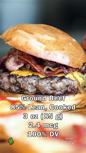 12 High Vitamin B12 Foods (DiTuro Productions) #vitaminb12foods